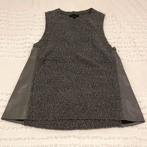 Banana Republic Sweater Top with Leather